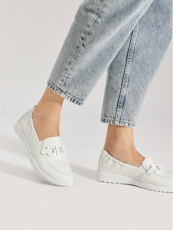 Caprice Caprice Loafersy 9-24708-42 Biały
