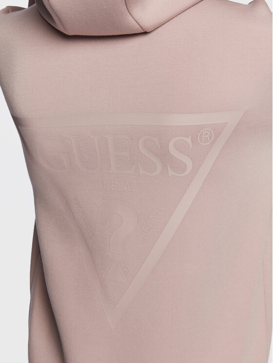 Guess Guess Majica dugih rukava Allie V3RQ11 K7UW2 Ružičasta Regular Fit