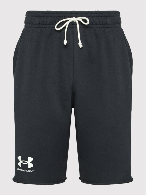 Under Armour Under Armour Sportske kratke hlače Ua Rival Terry 1361631 Crna Regular Fit