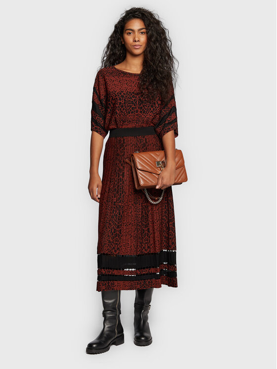 Joseph Ribkoff Joseph Ribkoff Pulover 223959 Rjava Relaxed Fit