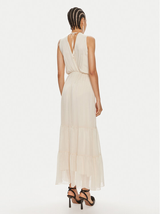Haveone Haveone Sommerkleid AFF-L010 Écru Regular Fit