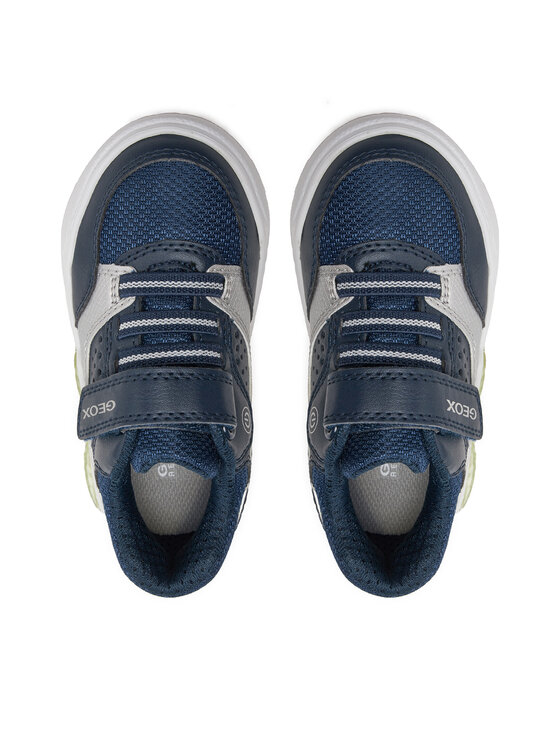 Geox Geox Sneakersy J Illuminus Boy J45GVC 0BU11 C0673 M Tmavomodrá