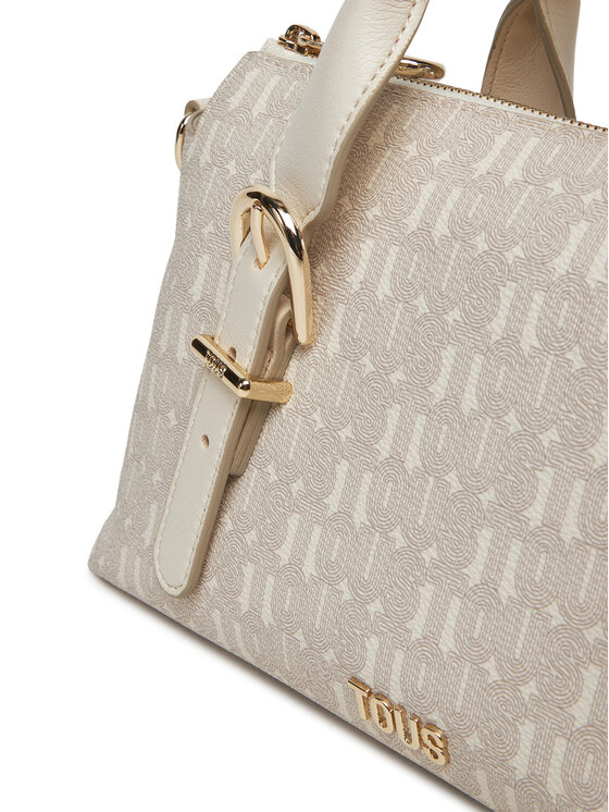TOUS TOUS Handtasche Bowling Tous Buckles Silhouette 2002201501 Beige