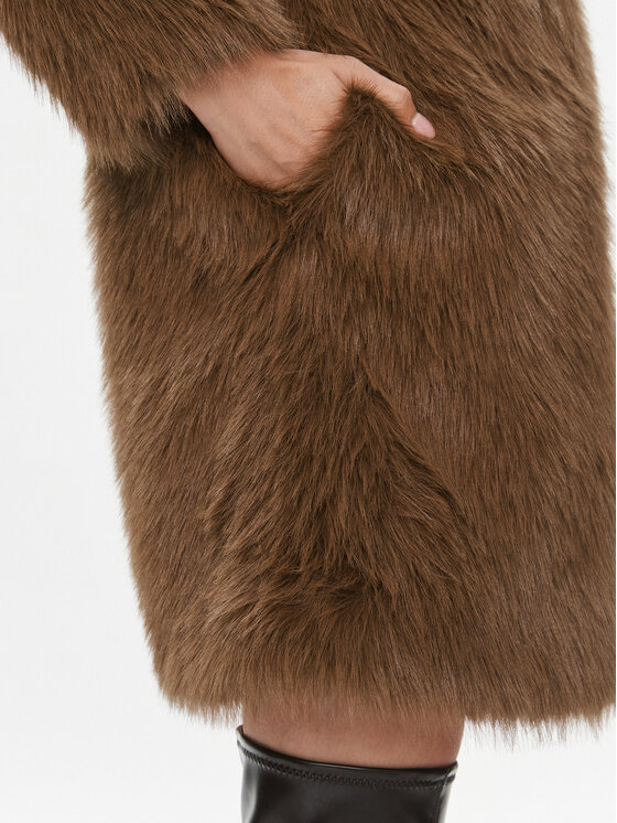 PINKO Pinko Krzno Cattivik 102001 A18D Rjava Regular Fit