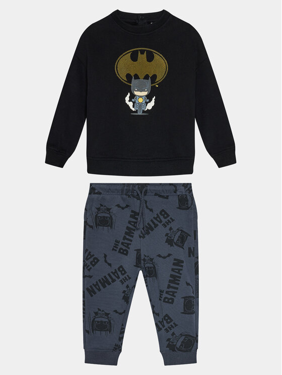 OVS Tepláková súprava BATMAN 1898144 Čierna Regular Fit