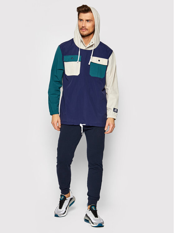 New Balance New Balance Μπουφάν anorak MJ13551 Σκούρο μπλε Relaxed Fit