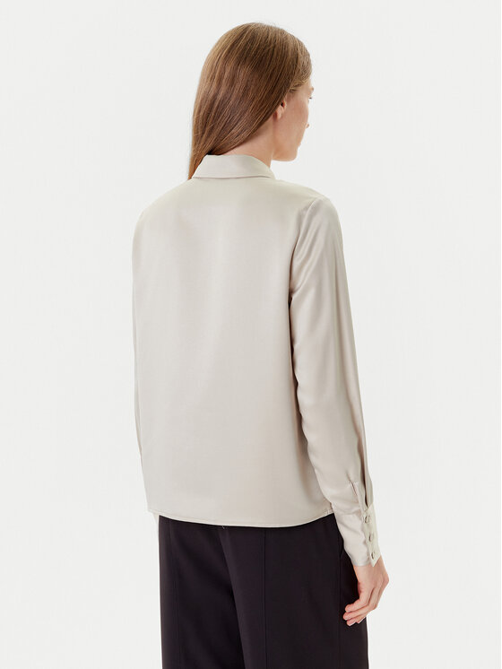 Vero Moda Vero Moda Koszula Merle 10334598 Beżowy Regular Fit