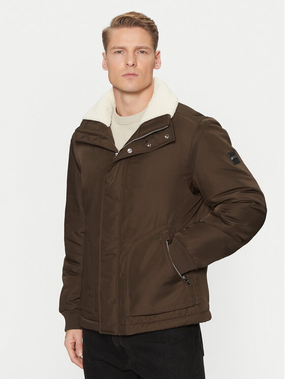 BOSS BOSS Зимова куртка H-Cemmi 50523387 Коричневий Regular Fit
