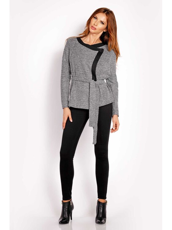 Awama Awama Cappotto L021 Grigio Basic Fit