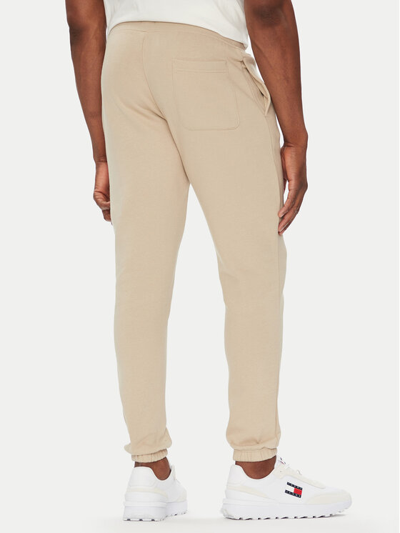 Tommy Jeans Tommy Jeans Jogginghose Flag DM0DM20473 Beige Slim Fit