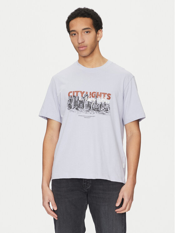 Jack & Jones Jack & Jones T-Shirt Boston 12272981 Modrá Relaxed Fit