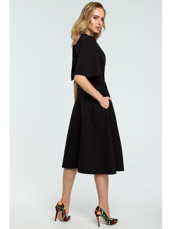 Made of Emotion Made of Emotion Abito da cocktail M396 Nero A-Line Fit