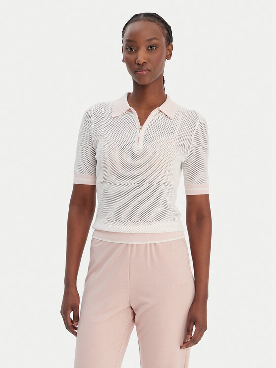 Guess Guess Polo V6GR04 Z0725 Λευκό Regular Fit