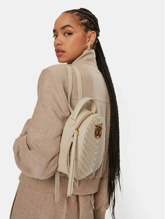 PINKO Pinko Σακίδιο Love Click Mini Backpack . AI 24-25 PLTT 103614 A1J2 Μπεζ