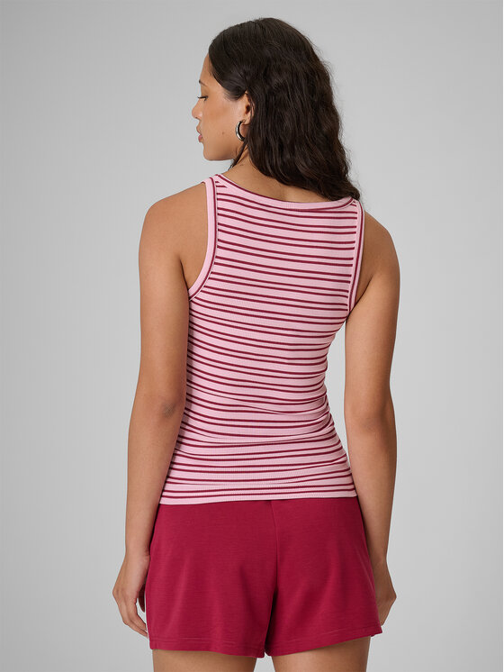 4F 4F Top COURT SOCIETY Różowy jasny Slim Fit