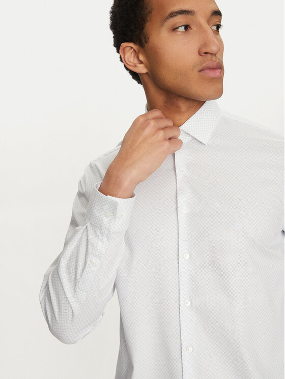 Calvin Klein Calvin Klein Särk K10K114307 Valge Slim Fit