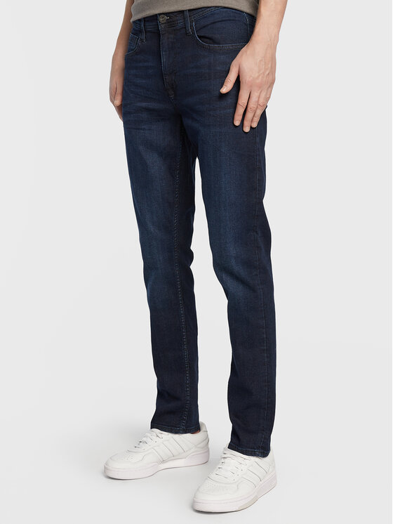 Blend Jeans Hlače Jet 20712999 Mornarsko Modra Slim Fit