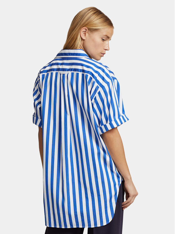 Polo Ralph Lauren Polo Ralph Lauren Hemd Ss Ligh St 211925085001 Blau Regular Fit