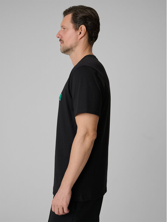 4F 4F T-Shirt SPORTS CLUB Czarny Regular Fit