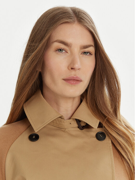 Weekend Max Mara Weekend Max Mara Tenchcoat Bazar 2515081041 Beige Relaxed Fit