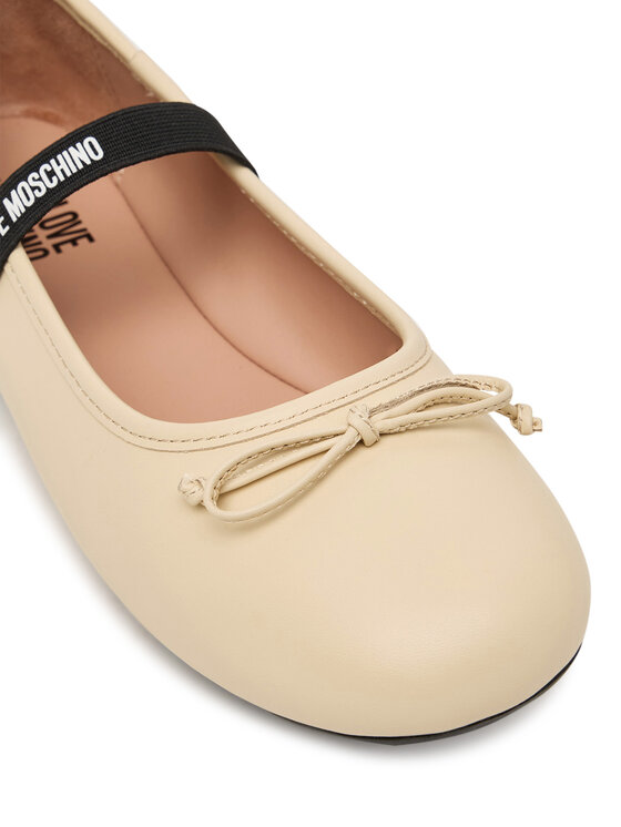 LOVE MOSCHINO LOVE MOSCHINO Baleríny JA11121G1OIE0110 Écru