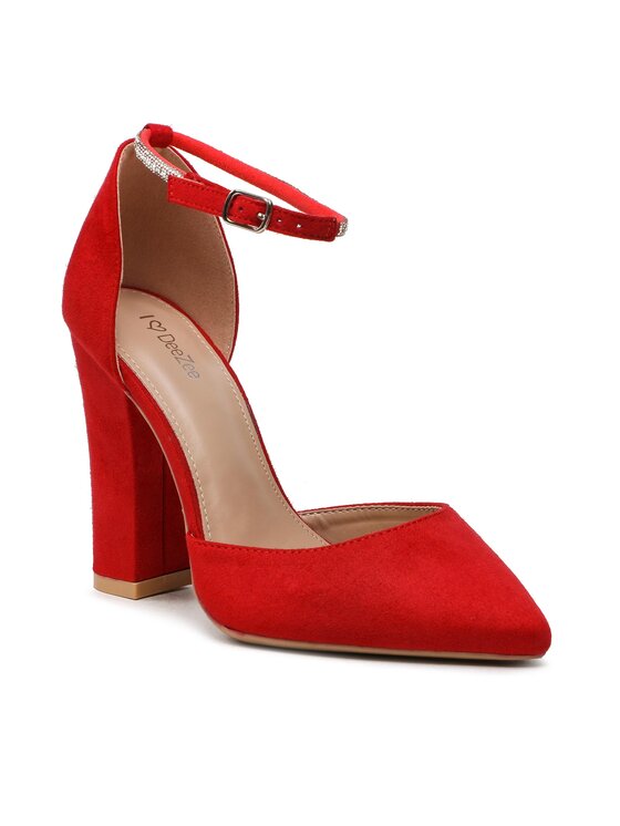 Scarpe basse KL-091201-01 Rosso