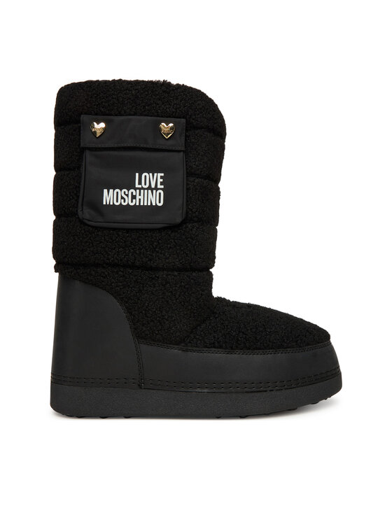 LOVE MOSCHINO LOVE MOSCHINO Čizme za snijeg JA24452G0NISM00A Crna
