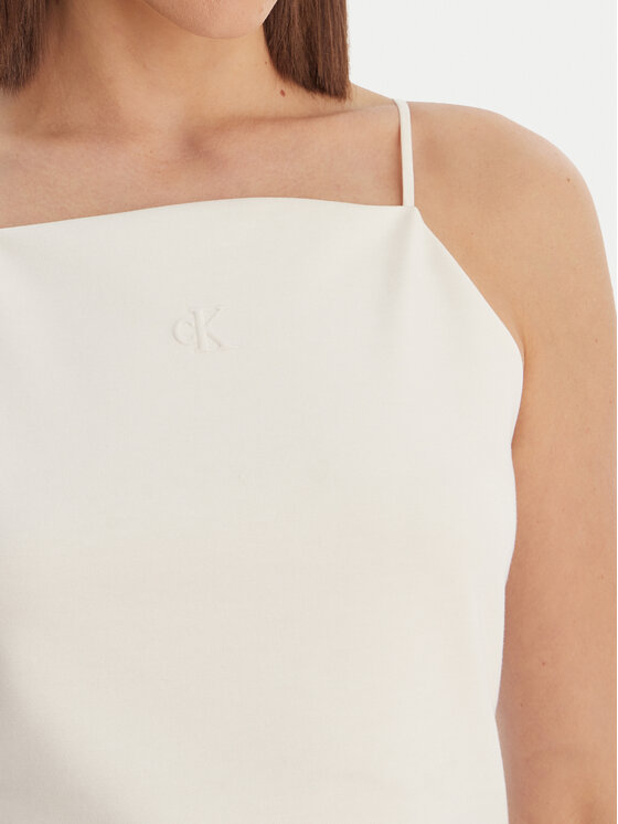 Calvin Klein Jeans Calvin Klein Jeans Top Ponte LV044F206G Bež Slim Fit