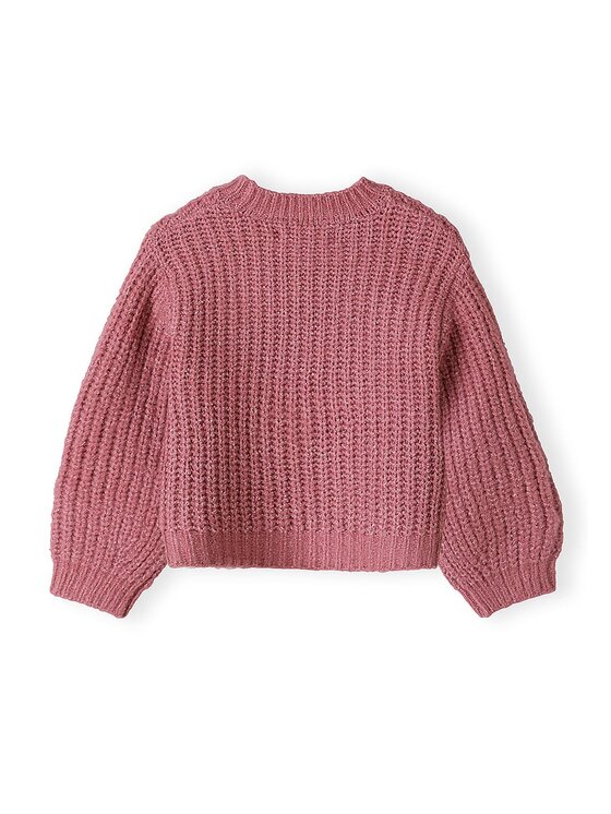 minoti minoti Sweter 32KNIT100 Różowy Regular Fit