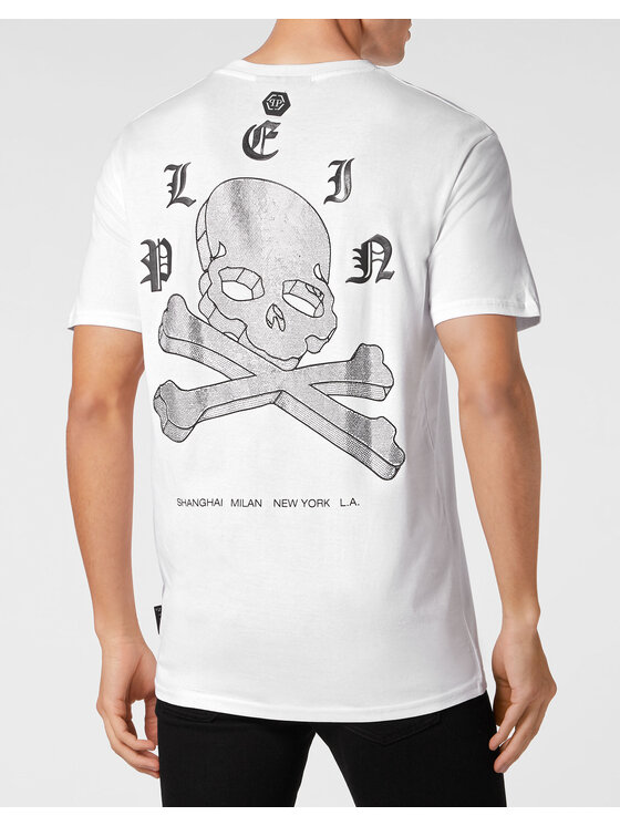 PHILIPP PLEIN PHILIPP PLEIN T-Shirt 9935 Biały Regular Fit