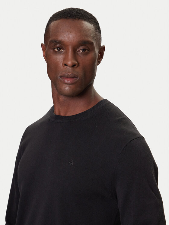 Calvin Klein Calvin Klein Džemper LV040BM343 Crna Regular Fit