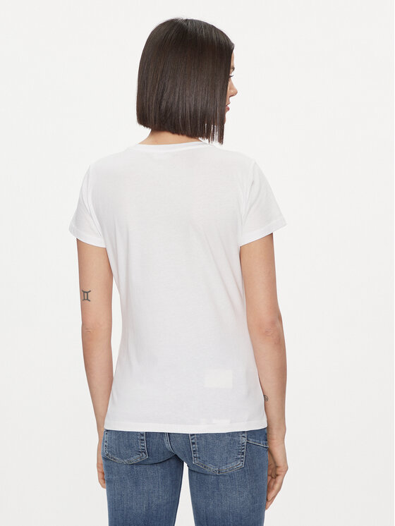 Liu Jo Liu Jo T-krekls WA4051 JS923 Balts Regular Fit