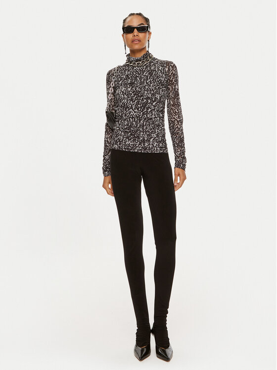Patrizia Pepe Patrizia Pepe Majica 8M1621 J221-YA19 Crna Slim Fit