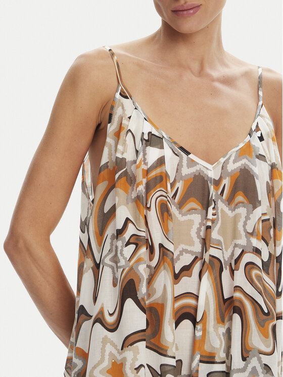 Devotion TWINS Devotion TWINS Φόρεμα καλοκαιρινό Athina 025.385G Έγχρωμο Loose Fit