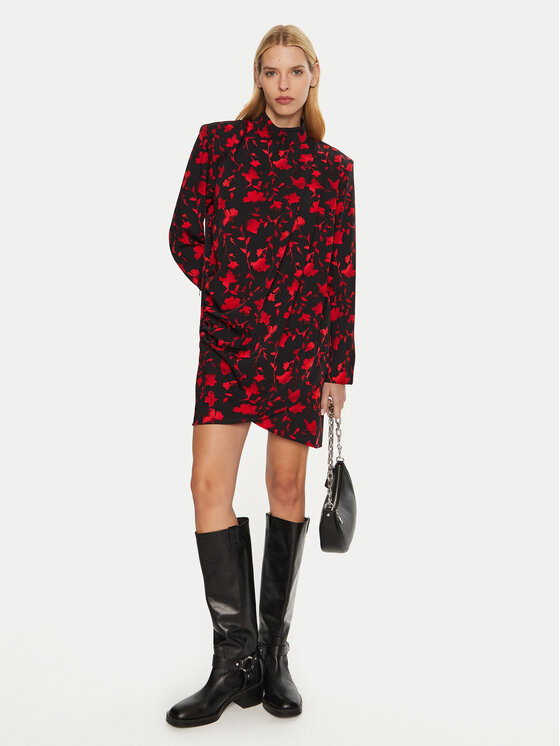 Gestuz Gestuz Igapäevane kleit Dilara 10909654 Must Regular Fit