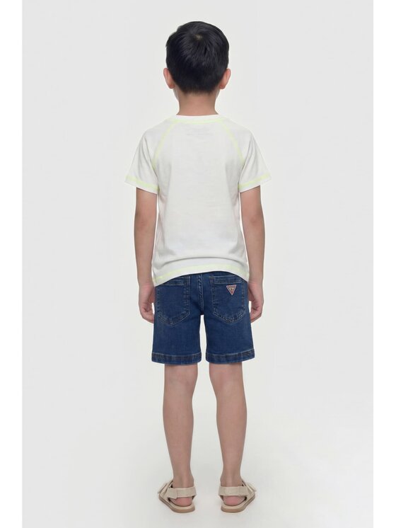 Guess Kids Guess Kids T-Shirt 182292 Biały Classic Fit