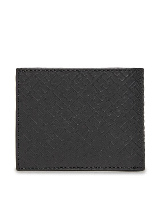 Tommy Hilfiger Tommy Hilfiger Duży Portfel Męski Th Monogram Mini Cc Wallet AM0AM11849 Czarny