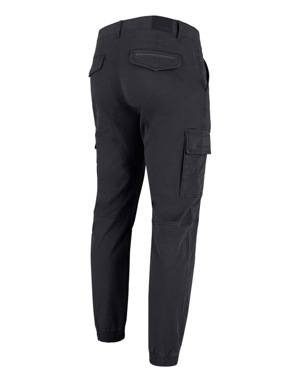 Volcano Volcano Spodnie cargo R-ALPIN Granatowy Regular Fit