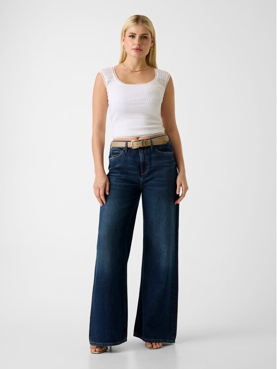 Guess Guess Top 182052 Bílá Classic Fit