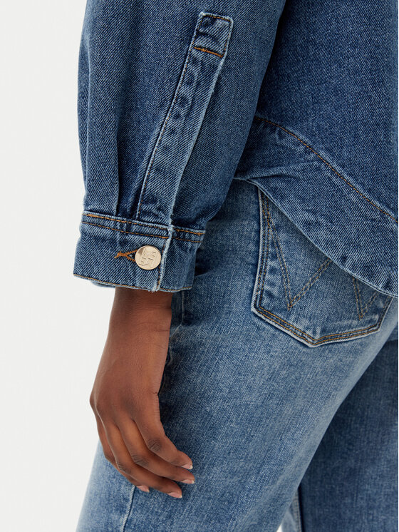 Marella Marella camicia di jeans Artista 2515111181 Blu Regular Fit