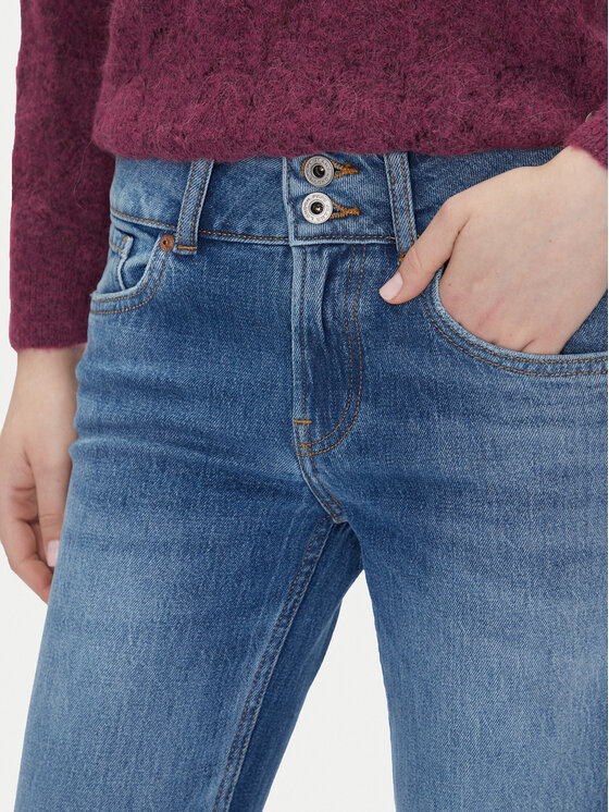 Pepe Jeans Pepe Jeans Jeansy PL204877 Niebieski Flare Fit