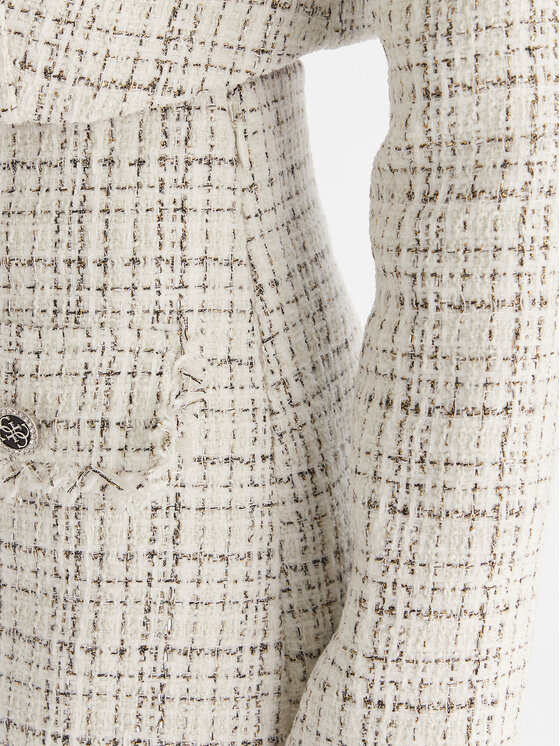 Guess Guess mini svārki W5YD15 WHDB2 Balts Regular Fit