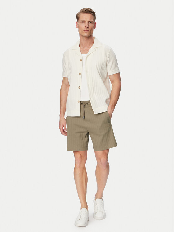 JOOP! JOOP! Szövet rövidnadrág Juanito 30104273 Zöld Regular Fit