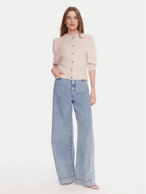 Kontatto Kontatto Pletena jopica 3M0873C Roza Regular Fit