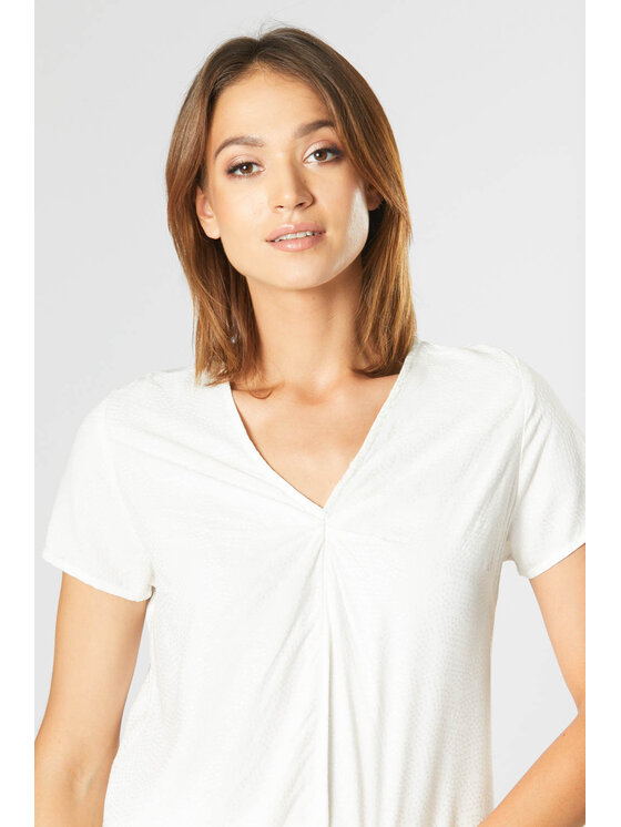 QUIOSQUE QUIOSQUE Halenka LIGHT SHIRT Écru Regular Fit