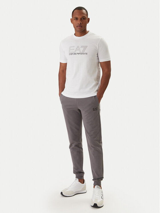 EA7 Emporio Armani EA7 Emporio Armani T-Shirt 7M001307 AF10375 Biały Regular Fit