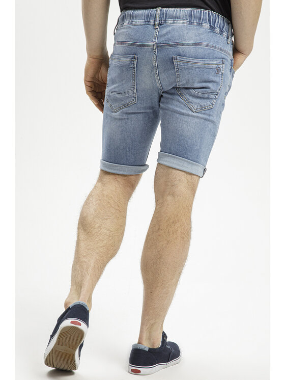 Cross Jeans Cross Jeans Szorty jeansowe A 533-012 Niebieski Regular Fit