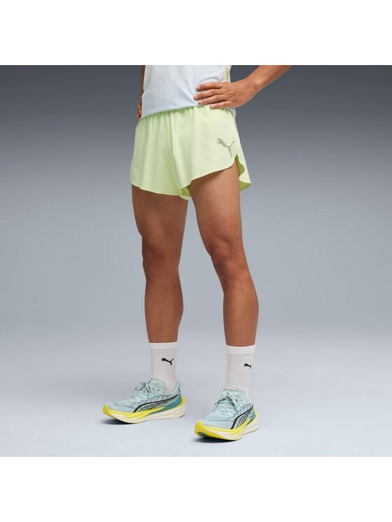 Puma Puma Szorty sportowe 528436 Zielony Regular Fit