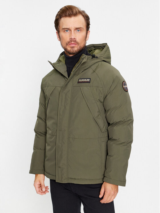Napapijri Geacă din puf Epoch NP0A4HIA Verde Regular Fit