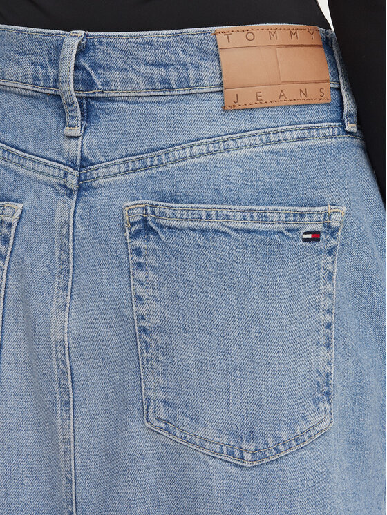 Tommy Jeans Tommy Jeans Fustă de blugi Claire DW0DW22711 Albastru deschis Regular Fit